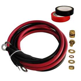 Iloote 313083886813 New 5ft Trolling Motor Battery Cable Extension Kit Red And Black 8 Gauge Cables