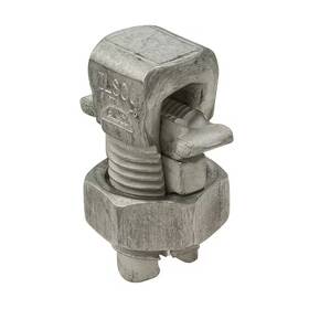 Ilsco 445010738728 Aluminum Split Bolt Connector Main Range 6-10 Tap Tin Plated 3-pa