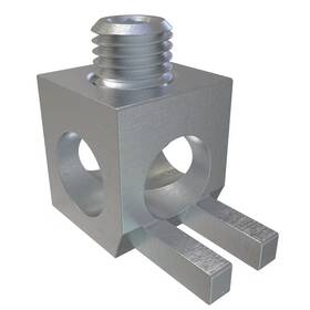 Ilsco 744759129970 Aluminum Neutral Bar Adapter Conductor Range 2/0-14 Tin Plated
