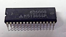 M51365sp Jvc Vc2022c Mitsubishi Dip-30 If-processor Integrated Circuit From Zenith Vcr