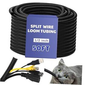 Wae-kanayu-1935 Kanayu Split Flame Retardant Wire Loom High Temperature Cable Conduit
