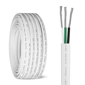 Kimbluth 607986647818 10 Gauge Triplex Marine Wire 20 Ft Tinned Copper Boat Cable For Outdoor Use