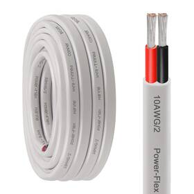 Kimbluth 609755091235 10 Gauge Duplex Marine Wire Tinned Copper Boat Cable 10ft Awg Standard Us