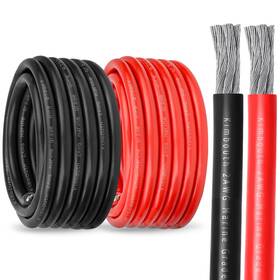 S-marine-2 Kimbluth Awg-20ft-red Black 2 Gauge Marine Wire Tinned Copper Boat Cable Standard Usa Ofc Oxygen Free Co