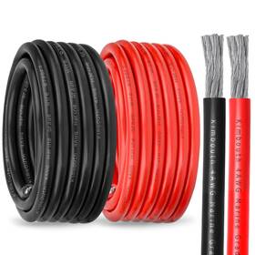 S-marine-4 Kimbluth Awg-3ft-red Black 4 Gauge Marine Wire Tinned Copper Boat Cable Standard Usa Ofc Oxygen Free Co