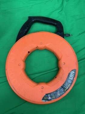 56333 Klein Tools 120ft Steel Fish Tape Wire Puller With Double Loop E14