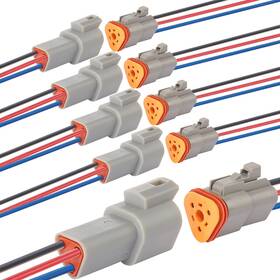 Laisomeke 676351452975 3 Pin Waterproof Electrical Connector Grey