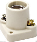 19062 Lampholder 10 Base White Keyless Pony Box Cleat Porcelain Med Leviton