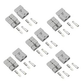Sc-50-8 Lc 10 Pcs 8 Gauge 50 Amp Battery Quick 10pcs 8awg No Cover Grey