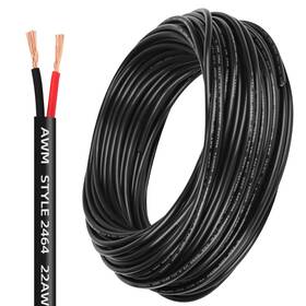 Lesnlok 768399741910 22 Gauge Electrical Wire 2 Conductor Awg Stranded Pvc Cord