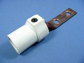 16m22-w Leviton White Ect 16 Series Cam-type Terminal Connector Offset 400a 600v
