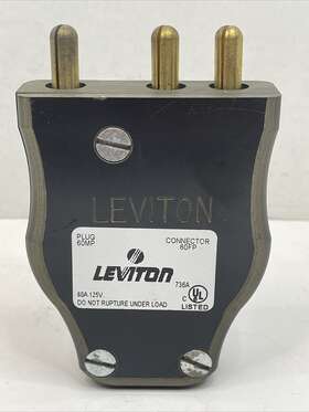 60mp Leviton 60fp Connector Plug 60a 125v