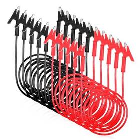 55s1zlnx Limbeuuu 10 Pcs 14 Gauge Jumper Wires Alligator Clips To Clip Electrical Test