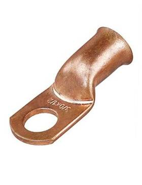 Lissam Welding 610825610096 Copper Cable Lugs 3/0 Awg 1/2 Inch Stud Ring/eye 5 Pack