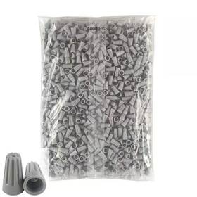 Lukyamzn 313057547573 1000pcs Electrical Wire End Connector Ribbed Caps Small Twist-on Nut And 2