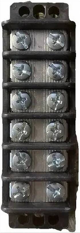 45-0007 Magnum Energy 6 - Position Terminal Block Ms Me Rd Black