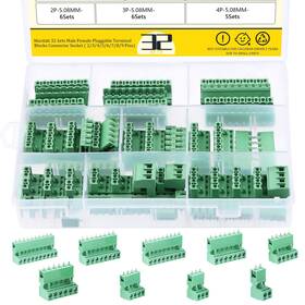 Mardatt M441 32 Sets Male Female Pluggable Terminal Blocks Connector Socket 5.08mm Pitch