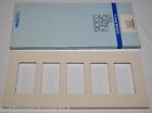 Sc-5-es Matte 5 Texture Gang Lutron Wallplate Diva Eggshell Colors Satin