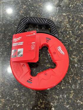 48-22-4172 Milwaukee Tool Brand New 50ft 1/8 Inch Steel Fish Tape