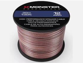 Monster 741835113472 Xp Copper Clad Aluminum Cca Speaker Wire Cable Spool - 100ft 12 Gauge