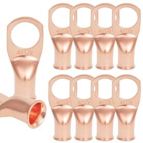 2ftstud Nekiex Kb0101 10 Pcs 4awg - 1/2ftstud Heavy Duty Copper Terminals Battery Cable Crimp Lugs