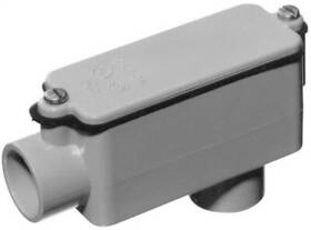 6556641 New Carlon E986gr Type Lb Conduit Body 1 1/4inch Electrical Pvc Elbow