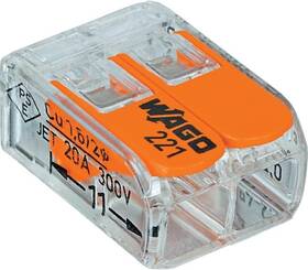 221-412-wago Nobrand Wago 221-412 Lever-nuts 2 Conductor Compact Connectors 200 Pk