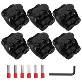 Itc-102d-3 Nobrand 2 Port Inline Splice Connector 3/0-6awg Al/cu 7/32 Inch Hex - 6 Pack