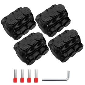 Ky-itc-103d-4 Nobrand 3 Port Insulated Tap Connector 250mcm-6g Al/cu Dual Entry 4pk