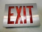 F2esir Nos 120 Red Florescent Faced Lithonia Model 277 Exit Sign Single Letter