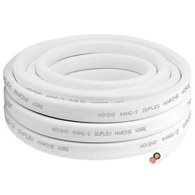 Bc-068  Novino 4 Gauge Marine Wire Awg 20ft Duplex Grade Tinned Copper Heavy Duty
