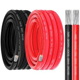 Bc-081 Novino 6 Gauge Marine Wire Awg Grade Include 20ft Red And B
