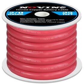 Sbc-013 Novino 2/0 Gauge Marine Wire Tinned Copper Boat Battery Cable 600v Awg 25ft Mari