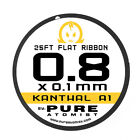 Pa.ka1-8r Pure Atomist Kanthal A1 Flat Ribbon Alloy Wire 0.8 X 0.1 Mm 25 50 100 Ft