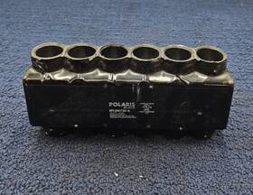 Ipldh750-6 Polaris 6-port Black Hd Pre-insulated Connector 750 Mcm - 1/0 Awg