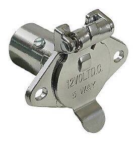11-500p Pollak 5 Way Chrome Plated Connector