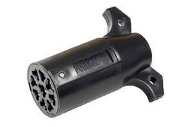 19-0936 Pollak Ntp Rv Trailer 9 Way Connector Plug - 12-906 Wiring