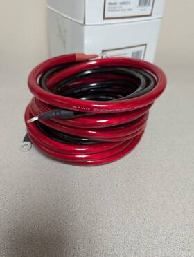 Power Bright 841915005335 4 Gauge 12 Ft Cables For Inverter 4awg12