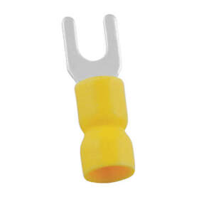 5whf8 Power First Fork Terminal Block #8 Stud Yellow Pk50