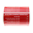 Ppf-62749-1 Label Tyco Characteristics Electronics Solar 100 Vinyl Pack System