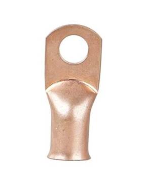 Qijiu Trade 666389427991 10pcs 1/0 Awg 1/2 Inch Stud Heavy Duty Copper Wire Lugs - M12 Ring
