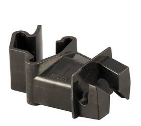 Rp25n Red Snapper T Post Round Insulators Black Plastic For Electrc Fences