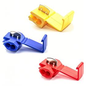 Redgoose 797484843802 60pcs Solderless Quick Splice Wire Connectors 22-10 Awg Lock Snap Electrical
