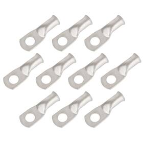 Rt-6-5 Riocan Rt-6-5/16 10pcs 6 Awg-5/16 M8 Tinned Copper Ring Terminals Battery Lugs Heavy Duty Wi