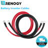 Rivcb8ft1-us Renogy Battery Inverter Cables For In Lugs Stainless 810009719717