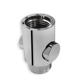 Shv-c-01 Rivoods Shower Head Water Shut Off Valve - Enlarged Button Flow Regulator For