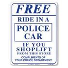 Safety Police Car Store Ride Centurion Sign Security
