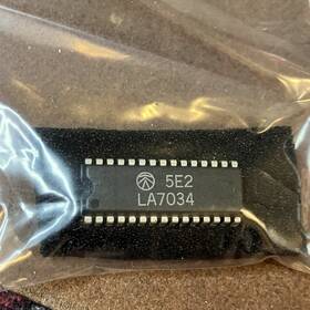 La7034 Sanyo 30-pin Dip Integrated Circuit Vintage Oem Component