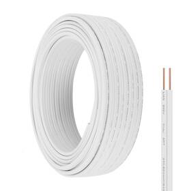 Zd18spt1-50-wh Sbqwmzon 18 Gauge 2 Conductor Spt-1 50ft Low Voltage Flexible Extension Cord - Strande