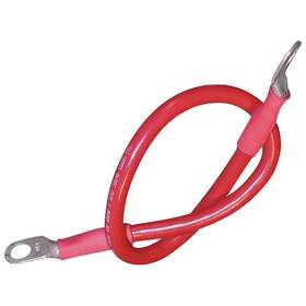 Seachoice 719249630342 Tinned Copper Battery Assembly 4 Awg Red 6 Ft